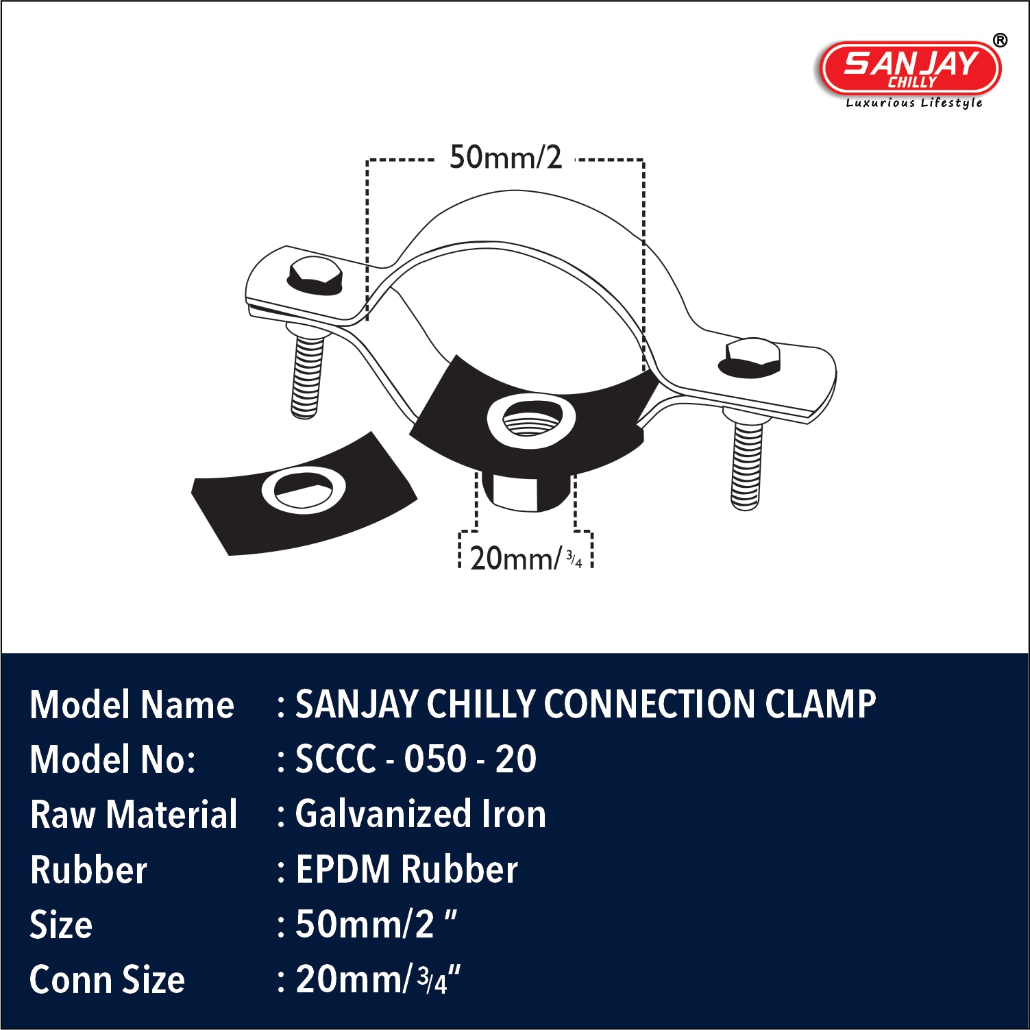 Sanjay Chilly Connection Clamp