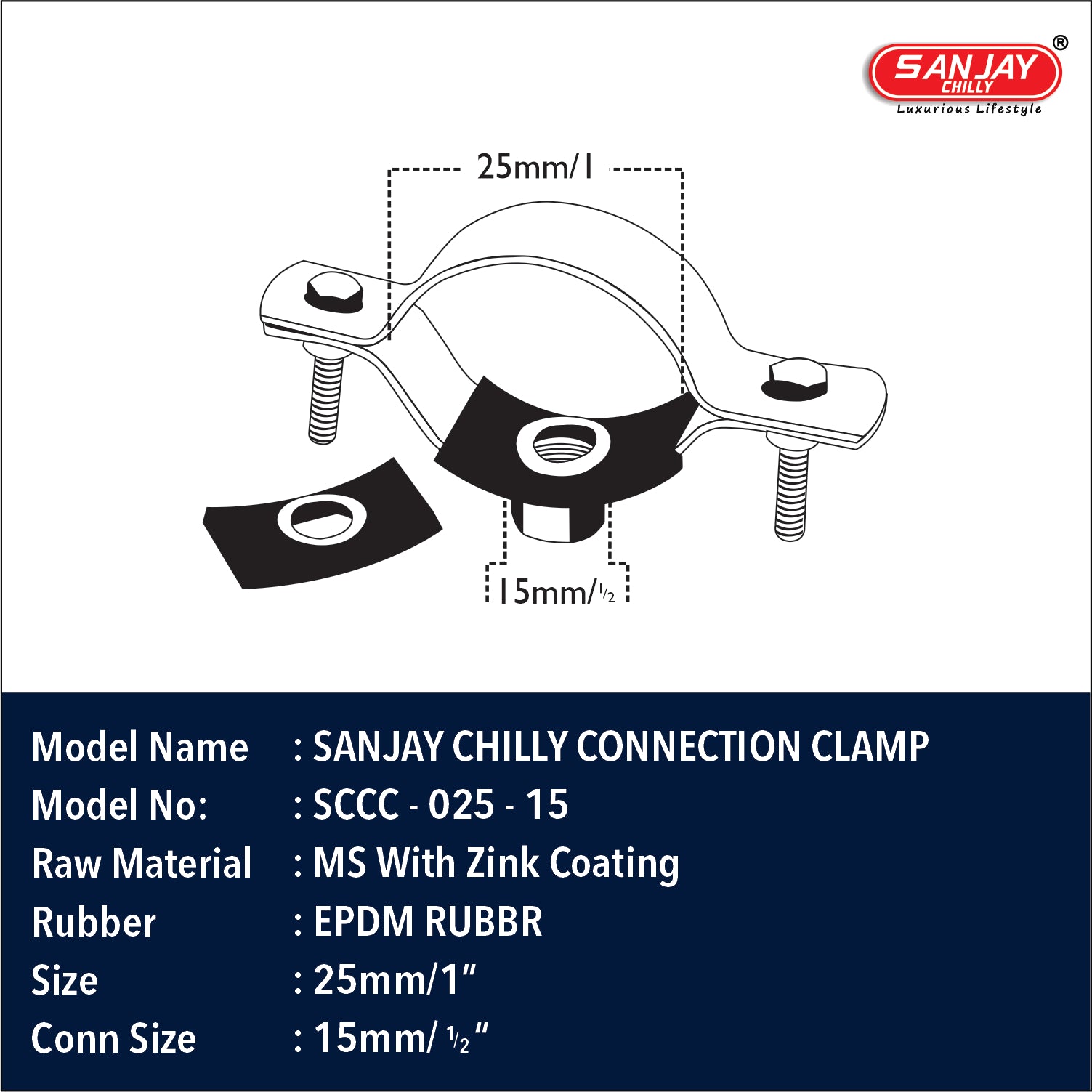 Sanjay Chilly Connection Clamp