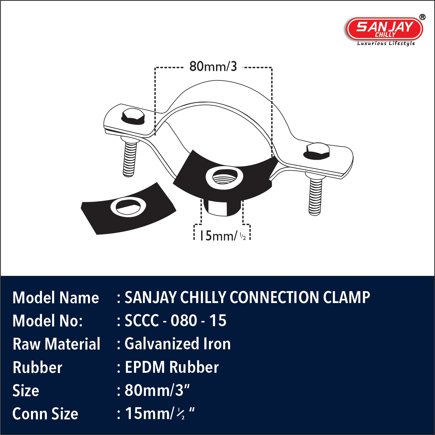 Sanjay Chilly Connection Clamp