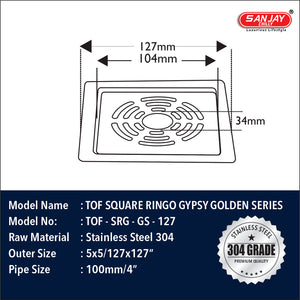 TOF Square Ringo Gypsy Golden Series